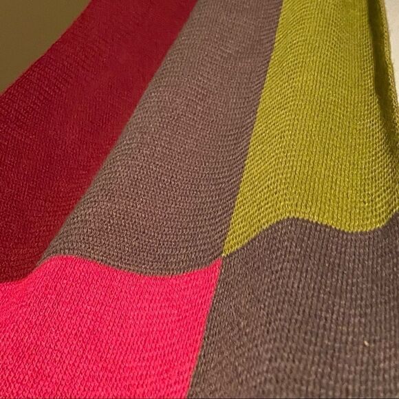 Bonnefoy Color Block Wool Blend Scarf - Picture 4 of 7